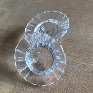 Villeroy & Boch Paloma Picasso crystal candle holders-Set of 2